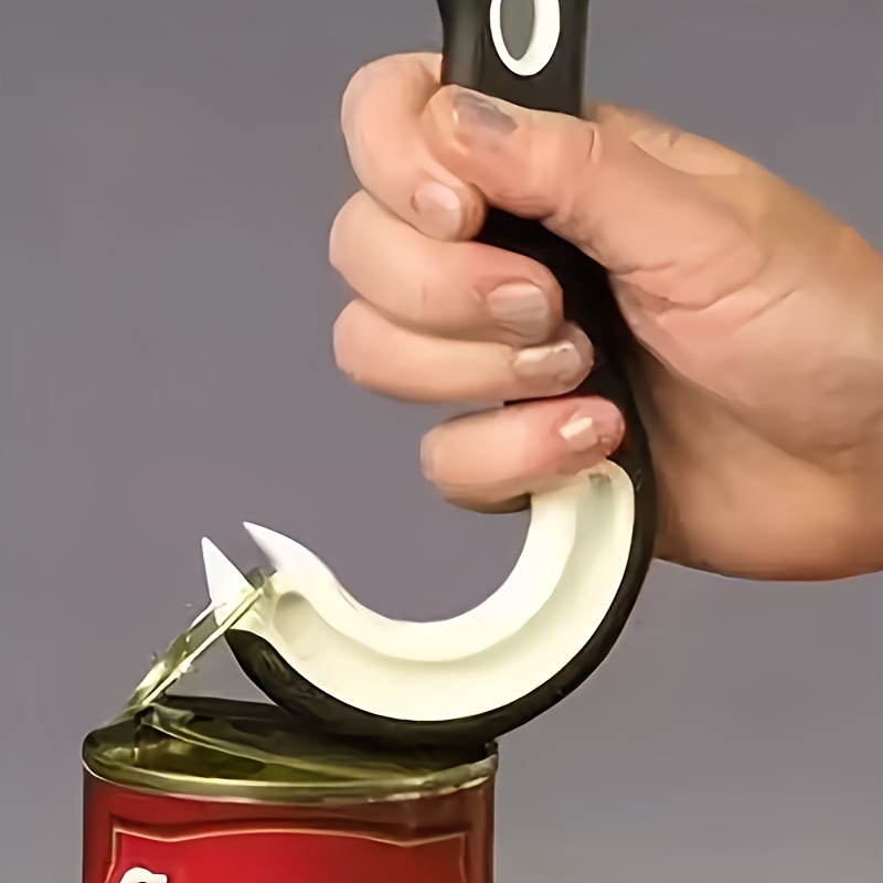 

1pc Hook Can With Smooth - Plastic, - Essential Kitchen Tool For Home & Party Use, Ideal For Seniors & Weak Hands