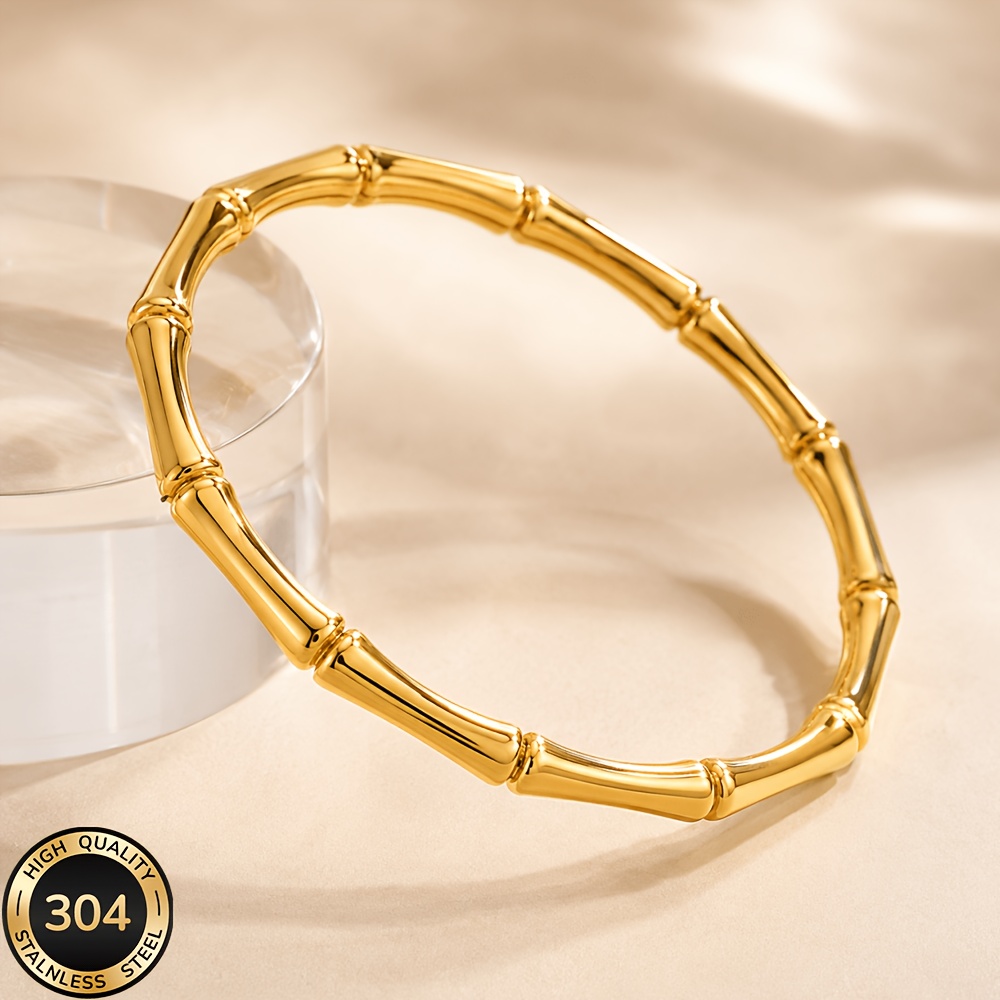 18K Golden Plated Stainless Steel 3pcs Bracelet Set