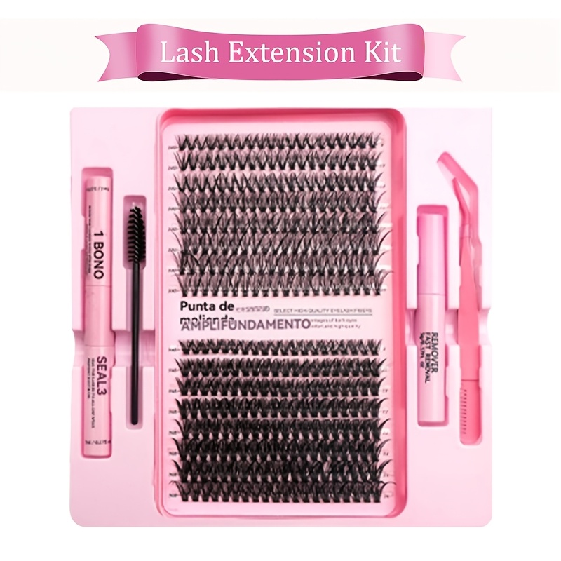 Image of 30/50d Grafting Eyelash Set, Self Grafting Tufted False Eyelashes 8-16mm, Mixed And Reusable, Large Capacity, Light And Soft, Suitable For Makeup Looks, Thick European And