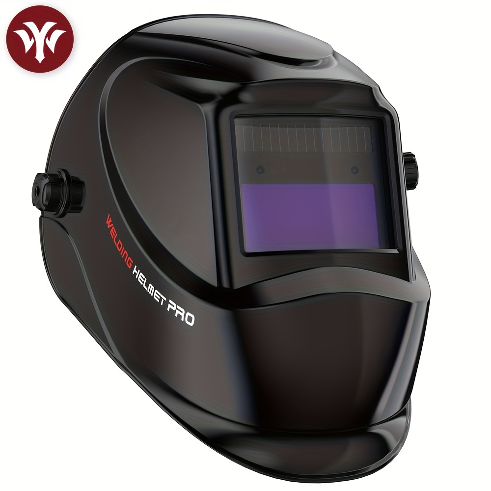 

Yeswelder Solar Powered Auto Darkening Welding Helmet, Wide Shade 4/9-13 For Tig Mig Arc Welder Mask Hood