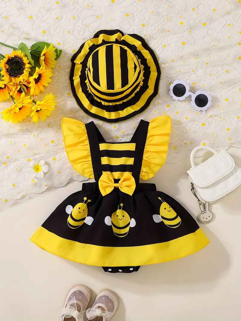 ladies bee dress Shop Honey Bee Pattern Summer Dresses for Women in Bright Colors