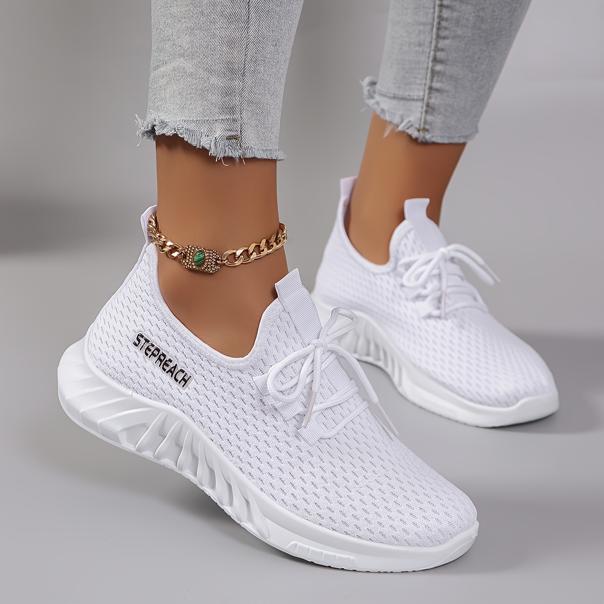 Image of Summer New Women's Casual Sports Shoes Comfortable, Breathable, Lightweight, Wear Resistant Lazy Shoes, Soft Soled Flat Shoes, Women Shoes, Sneakers