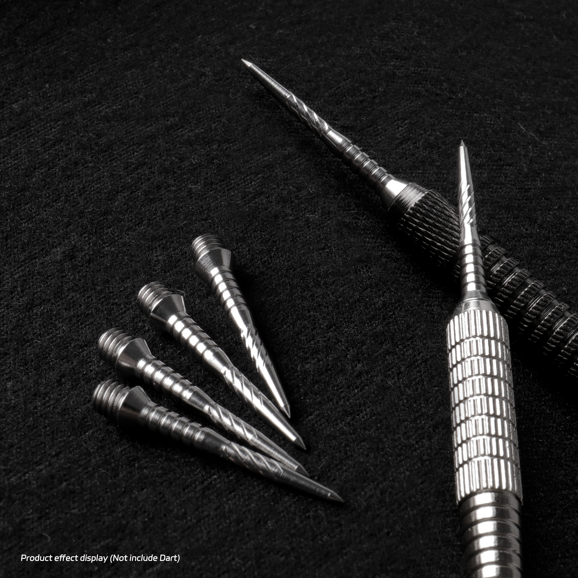 Fly Darts roestvrijstalen conversienaald model 2ba, 6 stuks