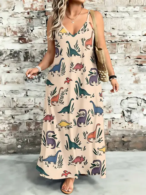 dinosaur maxi dress Dinosaur Maxi Dress ReallyRexBoutique
