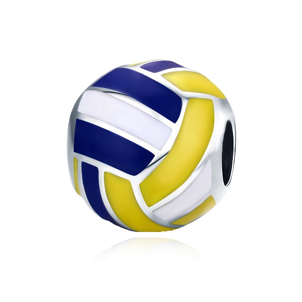 E-shop Sportserie modischer Volleyball-inspirierter Anhänger für Schmuckherstellung, geeignet für DIY-Armbänder oder Halsketten zum täglichen Tragen