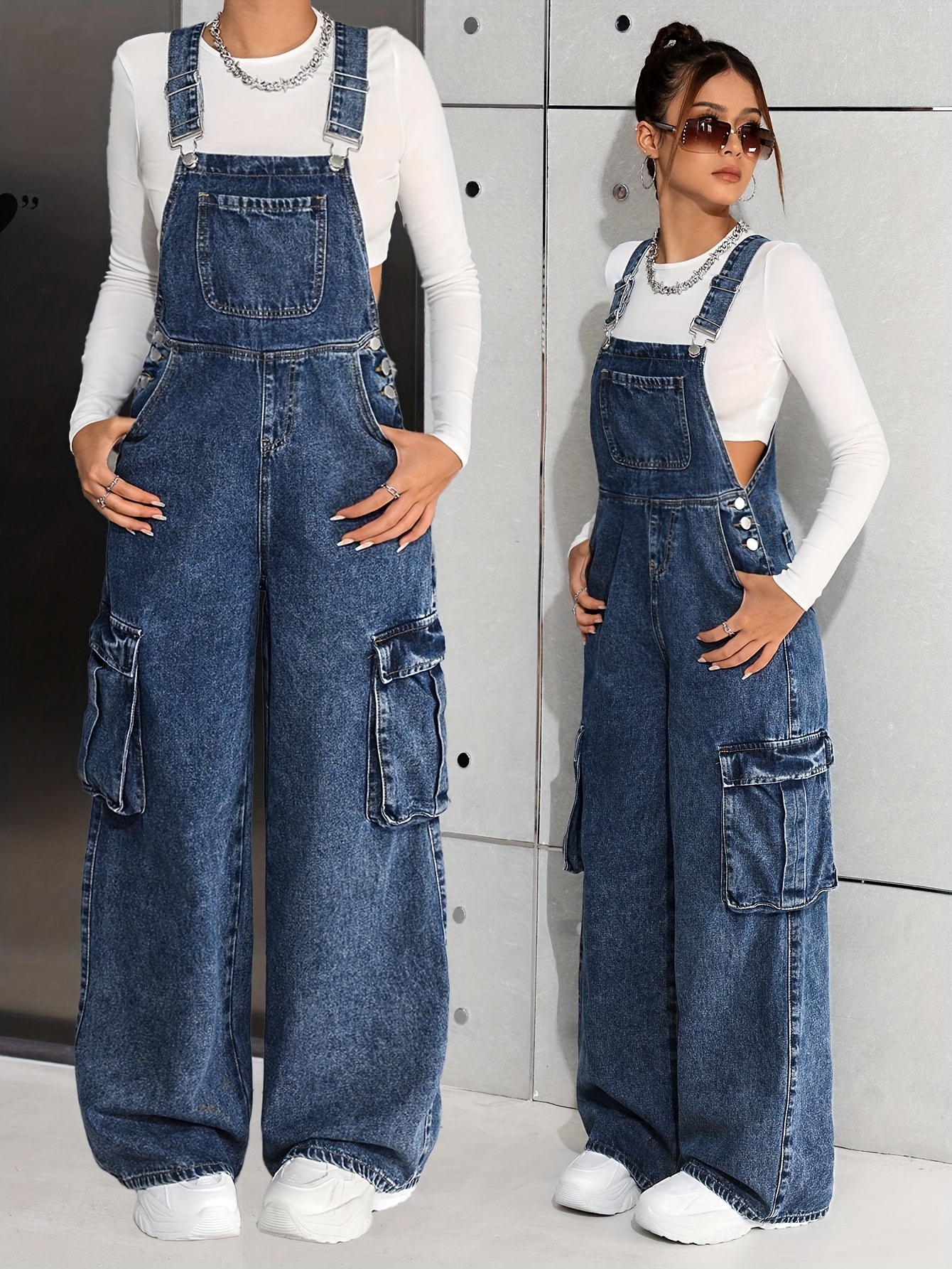 2026 overalls vintage washed workwear style spring - Temu Norway