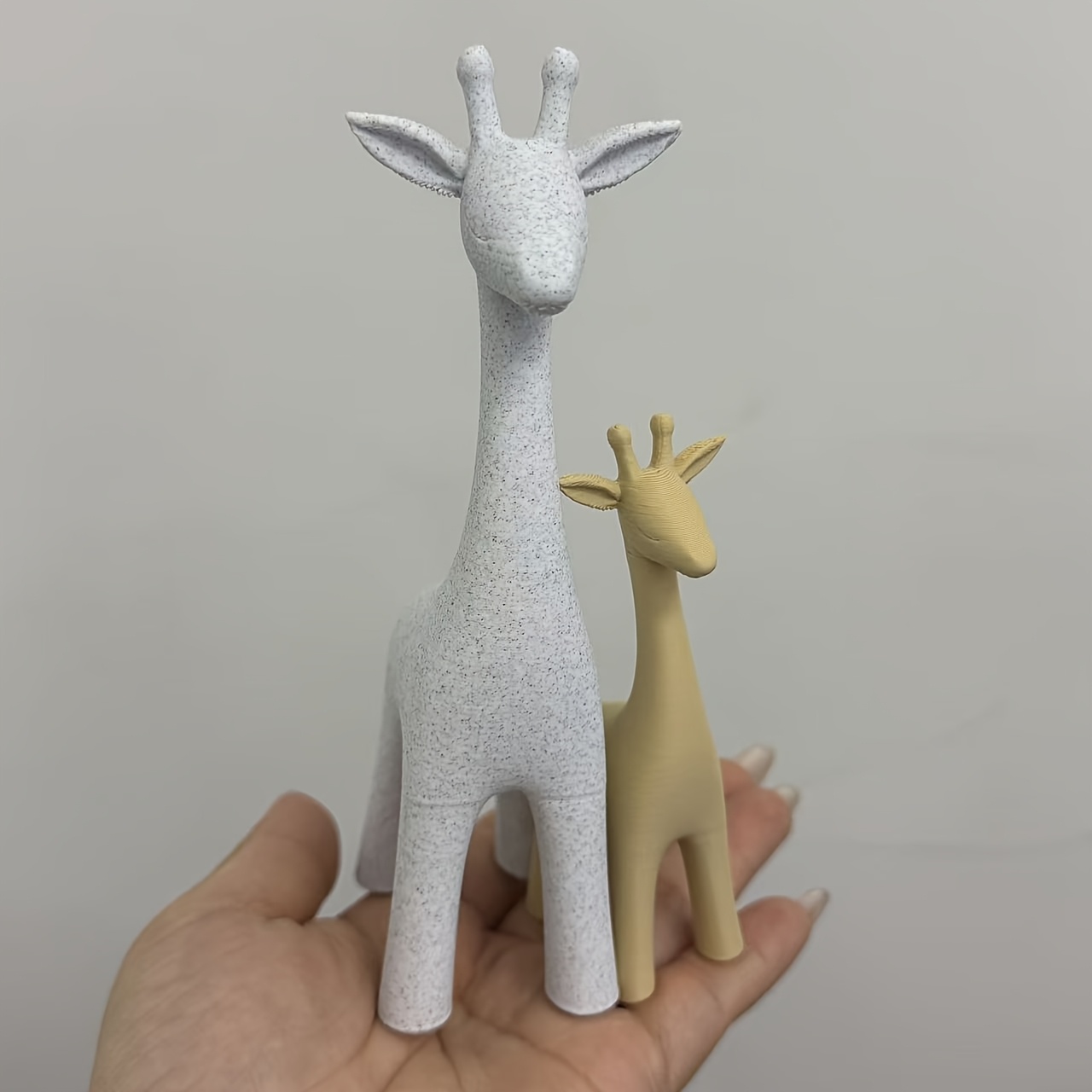 TEMU 2pcs Set - Modern Japanese - Style Giraffe Figurine Ornament - Entryway Desktop Home Decor