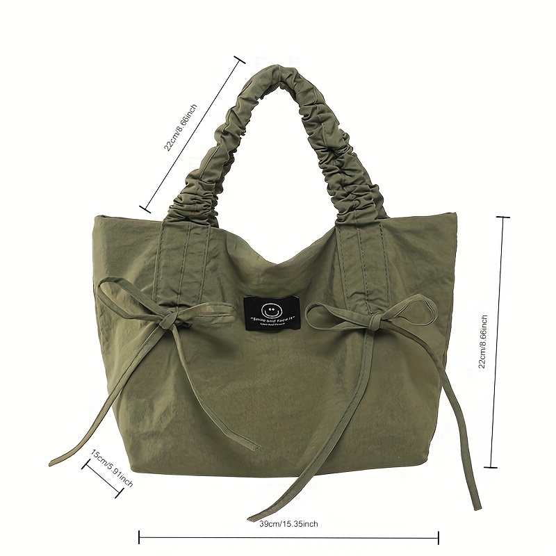 große damen tasche schleifendetail lässige schultertasche Temu