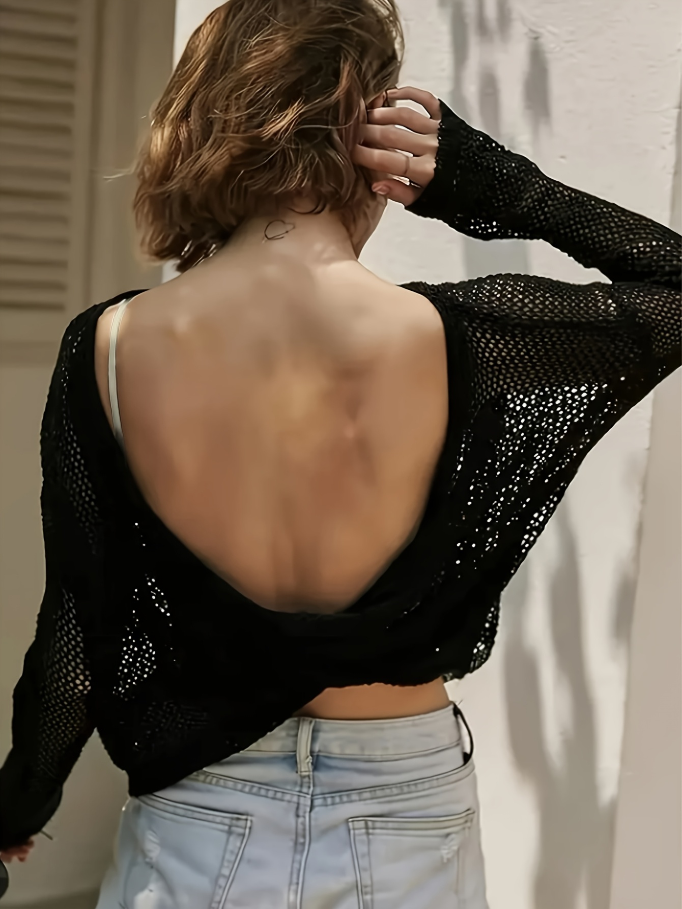 Sexy Fan-Shaped Cross-Front Strapless Bra - Breathable, Comfortable, Removable Pads, Seamless Wireless Design for Adult Daily Wear, Solid Color, Comfortable Support | Scalloped Back Design | Removable Pads Bra | Seamless stronling