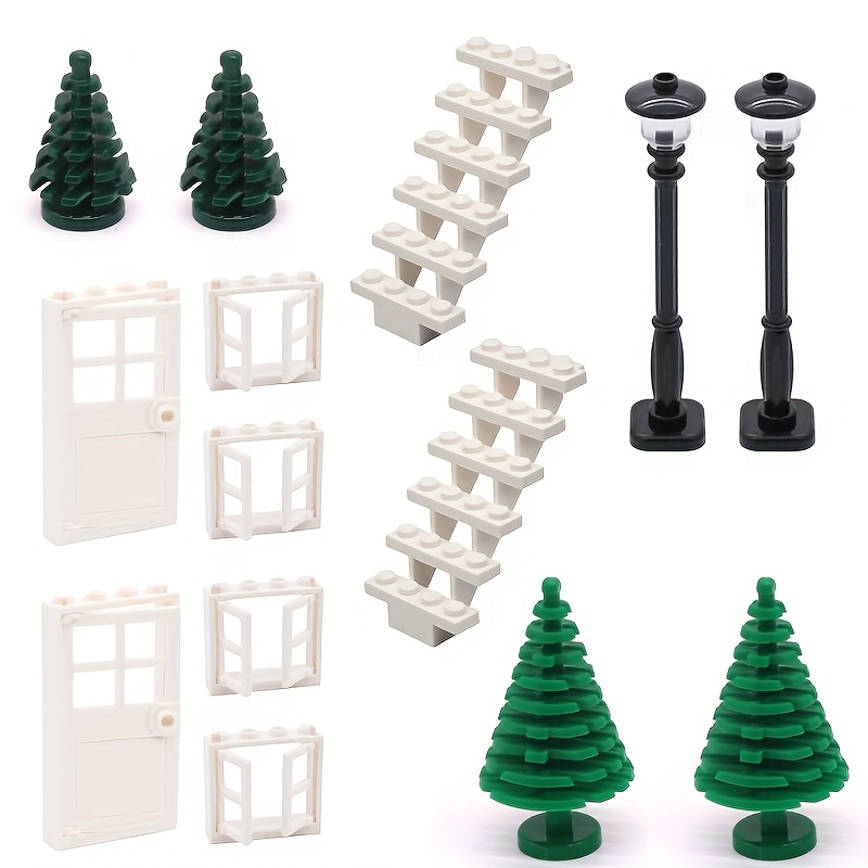 Image of House Blocks - Classic Abs Building Toys For Home Decor, Cityscape Architecture For Birthday Gift, Play Set Building Classic Building Blocks Parts