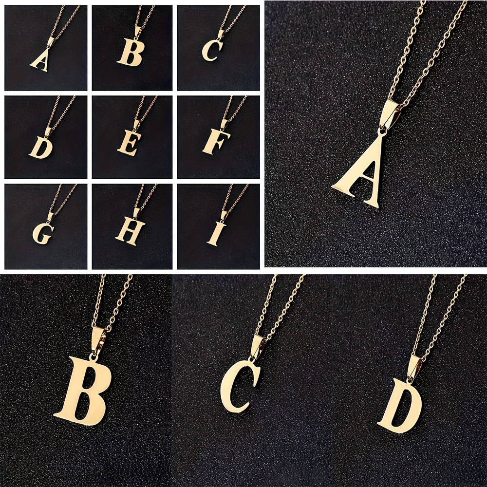 

1pc Letter Pendant , Jewelry, , For Boys And