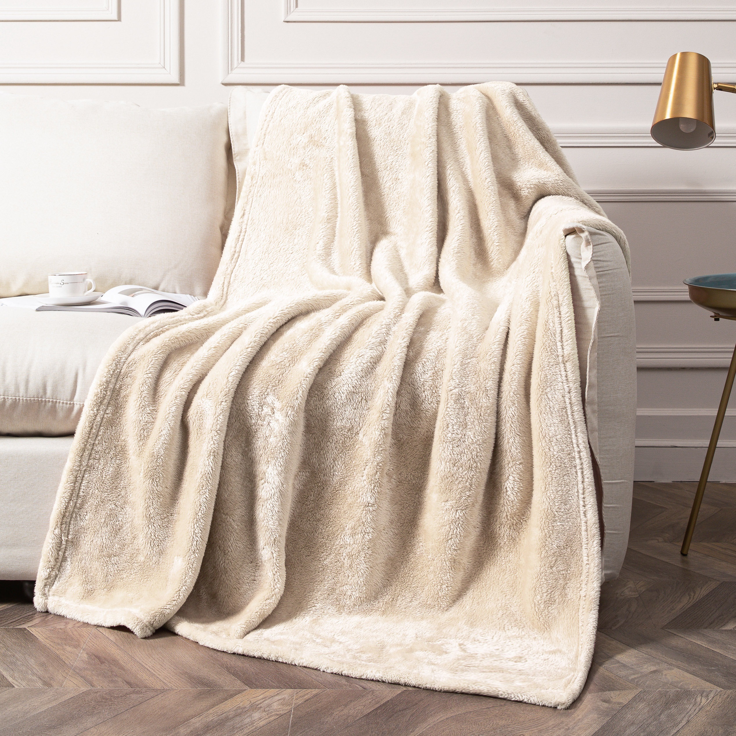 Double sided Fleece Bed Blanket Autumn Winter Thickened Sofa - Temu Canada