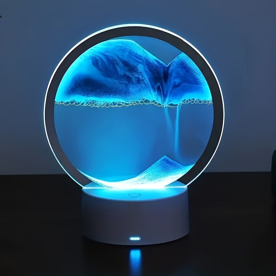 

1pc Laqiuiue 3d Art Lamp, Usb Powered Led Night Light For Bedroom And Living Room Decor, Perfect Gift On Festive And Birthday