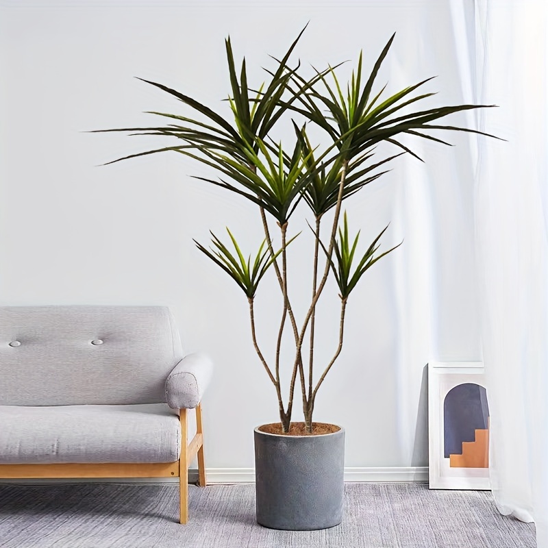 90cm/120cm Knstlicher Drachenbaum mit Topf - Real Touch * fr  Innen-/Auendekoration, kein Stromanschluss erforderlich * fr Neujahr,  Weihnachten, Halloween, Ostern, Thanksgiving, Valentinstag und ...