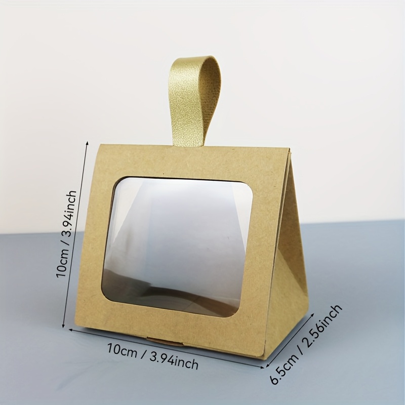 24pcs Triangular Gift Boxes with Clear Window