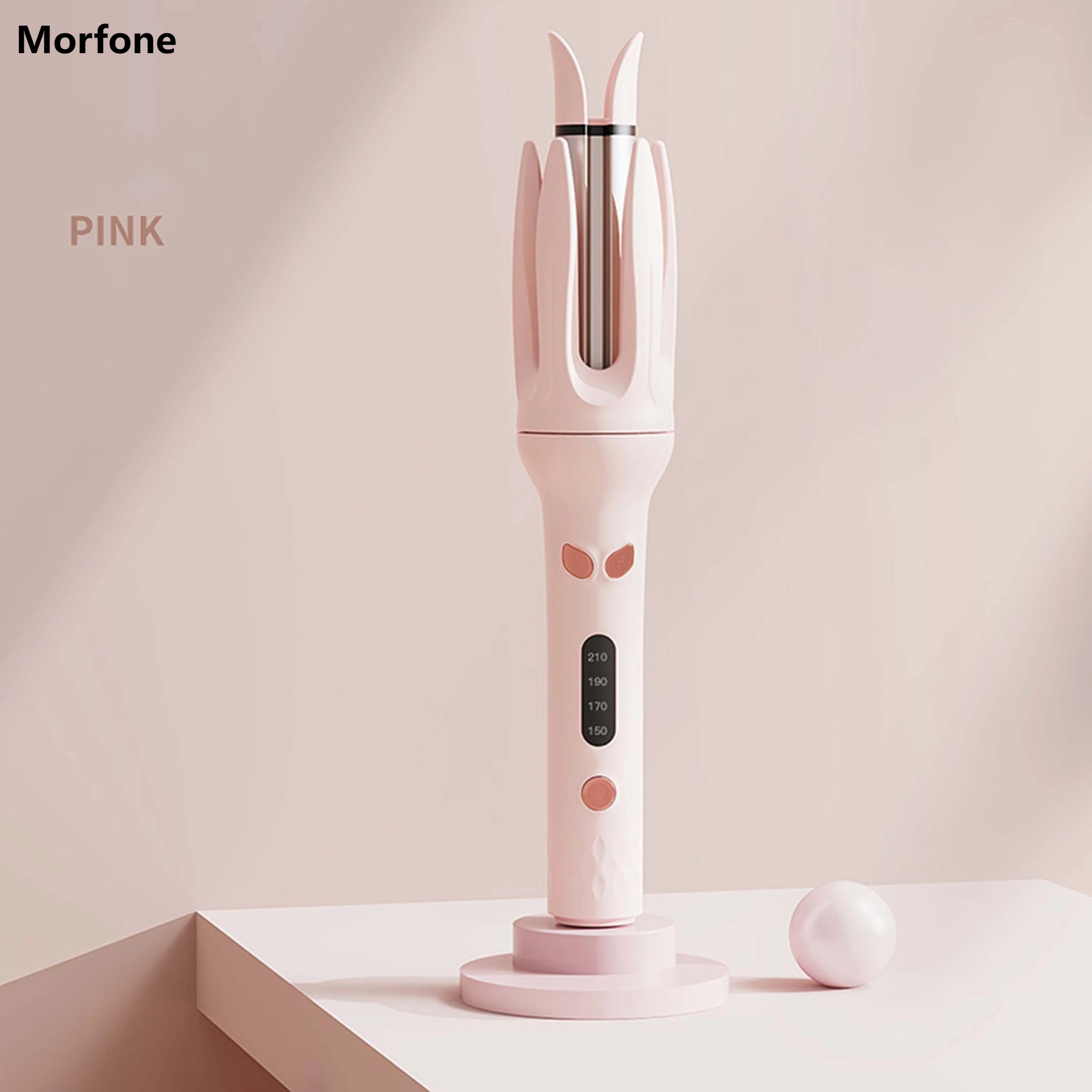 

Morfone 28mm Automatic Hair Curler - 4 Temperature Settings, Intelligent Timer & Safe Auto Shut-off - Perfect Gift For Women