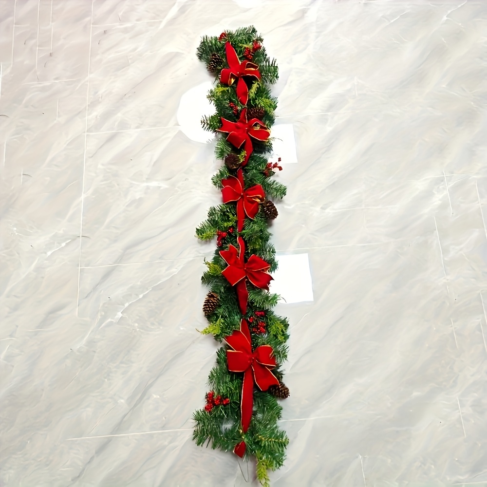 1pc, 150cm/59.05inch, 180cm/70.87inch, 300cm Christmas Ivy Garland, Fireplace Christmas Decor, Christmas Decor, Front Door Decor, Christmas