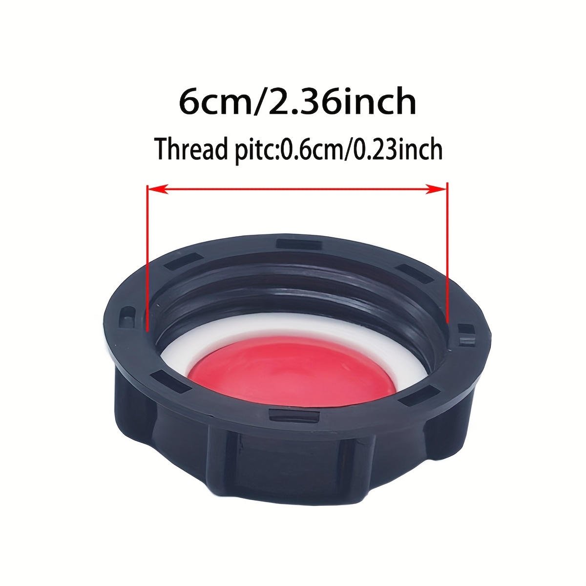 E-shop 1000L Robuster IBC Tank Adapter Endkappe S60X6 Gewinde Endverbinder Zubehör für Garten Regenwasser Anschluss IBC Tank Ventil Ersatz Adapter
