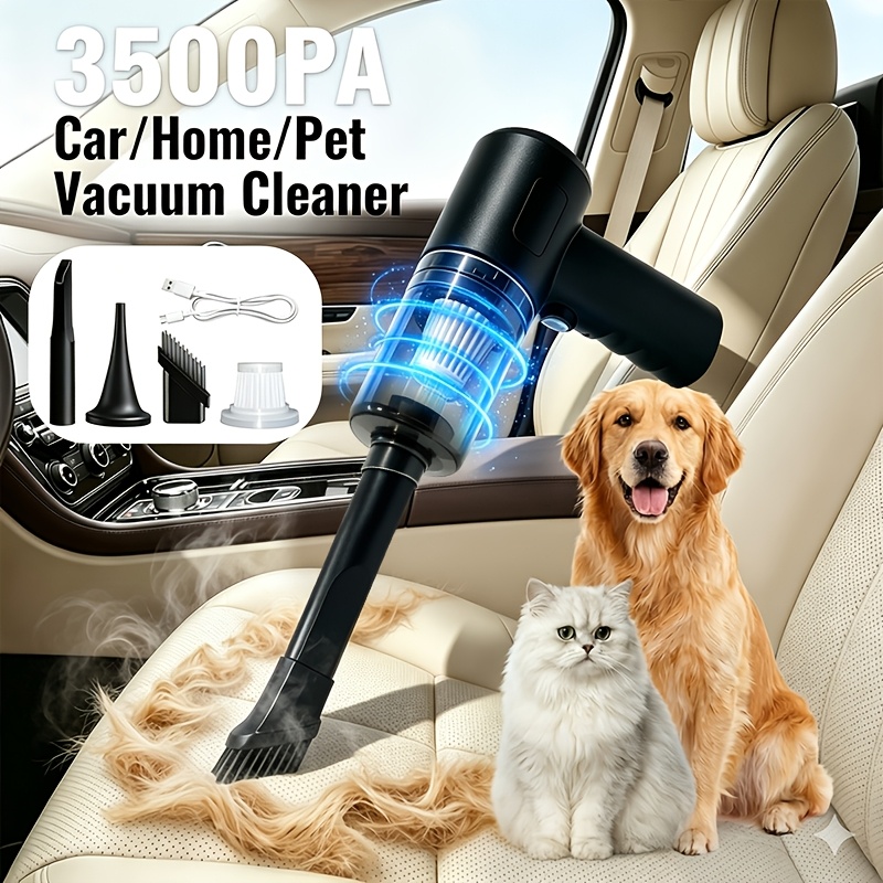 aspiradora inalámbrica para hogar y coche con succión potente, carga rápida usb,   herramienta para ranuras y cabezal de limpieza para computadora—aspiradora de     para múltiples   Detalles del producto 1