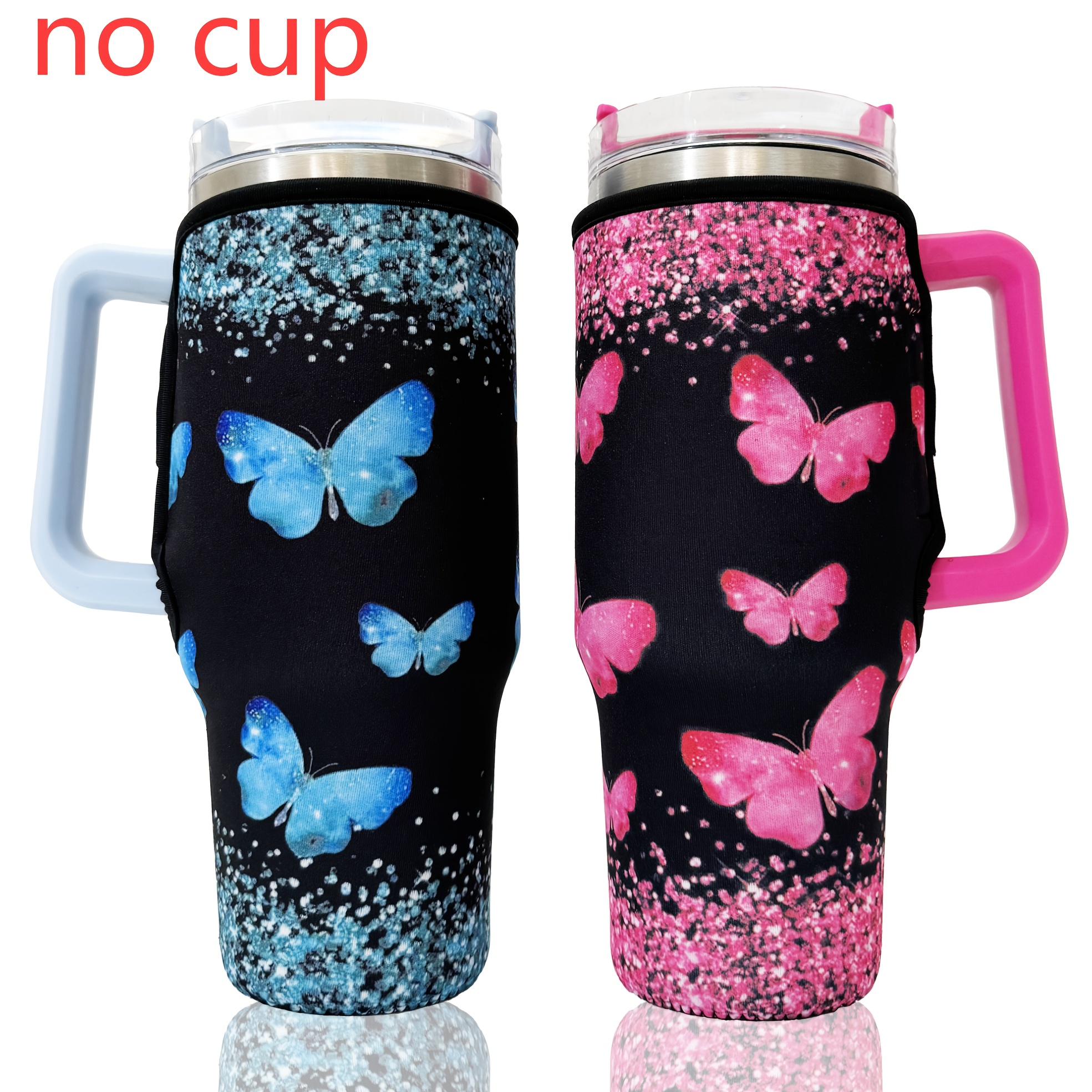 

1pc 40oz Tumbler Cup Sleeve, Neoprene Insulated Cup Cover, Anti-fall Protective Cover (only Cup Cover)