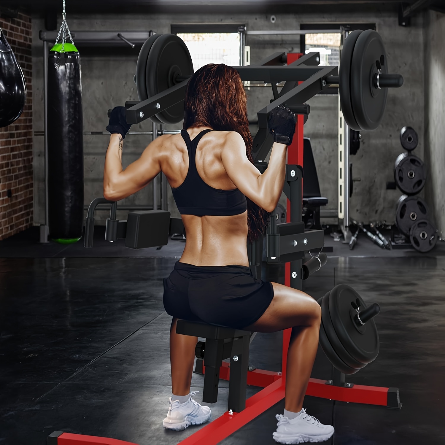 Temu er kang dual function shoulder press deltoid machine