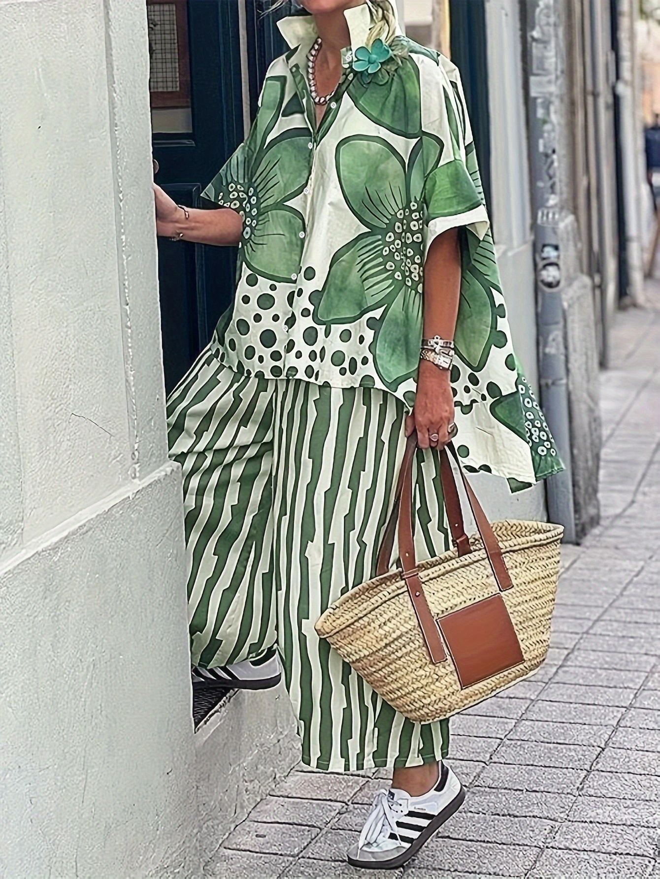 taille plus printemps été femme taille bohème style Temu Switzerland