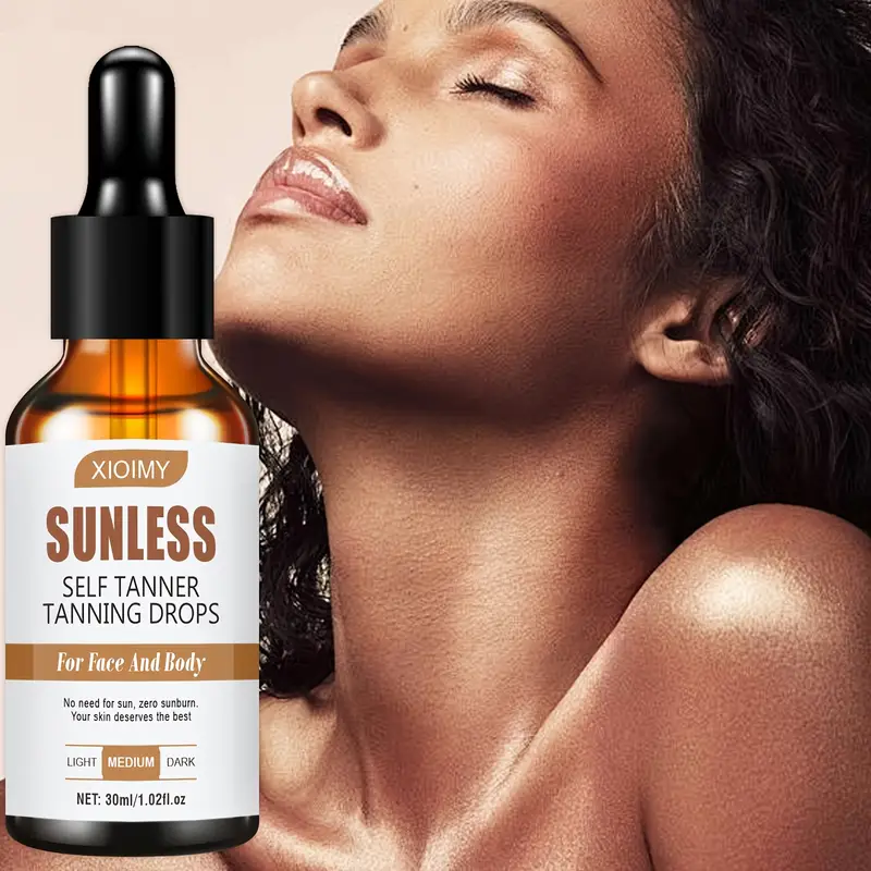 1.01oz XIOIMY Sun-Free Self Tanning Lotion - Instant, Alcohol-Free with Vitamin E, Suitable for * Types, DIY Tanner for Face & Body, No * * Results for Skin & Post-Vacation Glow 1.01oz XIOIMY Sun-Free Self Tanning Lotion - Instant, Alcohol-Free with Vitamin E, Suitable for * Types, DIY Tanner for Face & Body, No * * Results for Skin & Post-Vacation Glow
