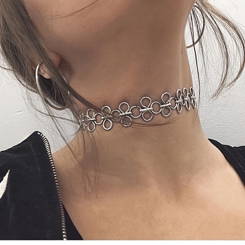 

Hip-hop Inspired Punk Geometric Chain Choker Necklace - Iron, Music Festivals & Parties