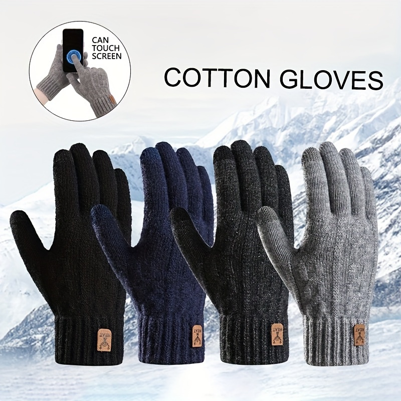 

1 Touch Gloves, Fashionable - For , , , And - Knitted , Washable, , &