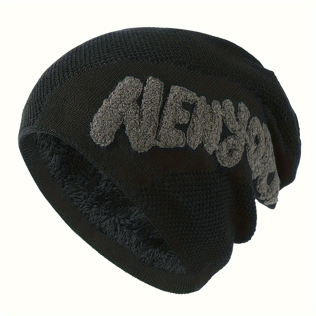 1pc Fashionable Ear Protection Windproof Knit Beanie Luxalzxs Womens Winter Hats Warm Knit Cover Ears Beanie Hat  main image 4