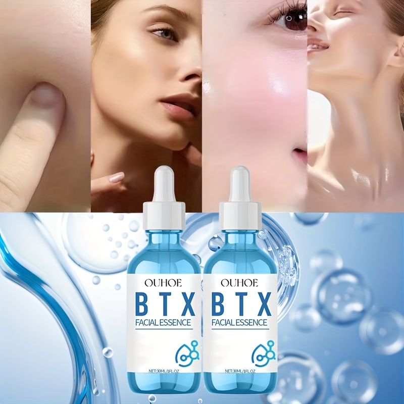 TEMU 2pcs Collagen , Facial Care Product Rich In Hyaluronic Acid And Vitamin C+e, Facial Lifting And Firming Lotion Skin Smooth, Moisturized And , Suitable For Types, Perfect Day Gift.