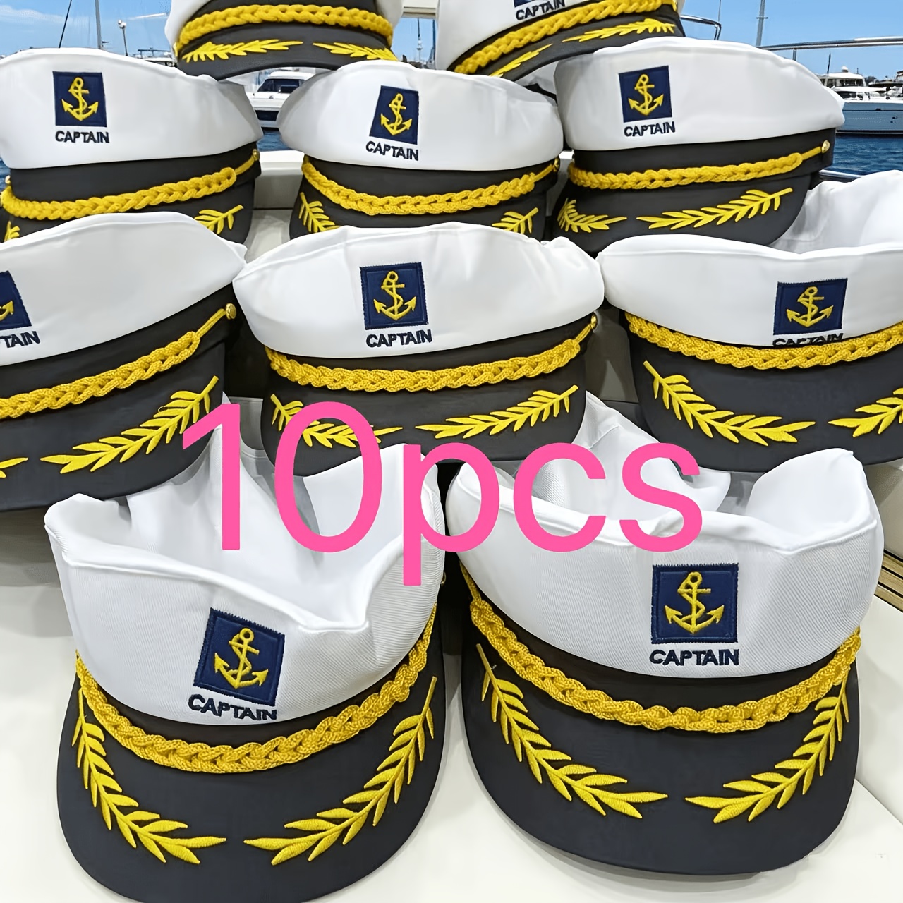 7/8/10pcs Wedding Party Hats & Photo Booth Props