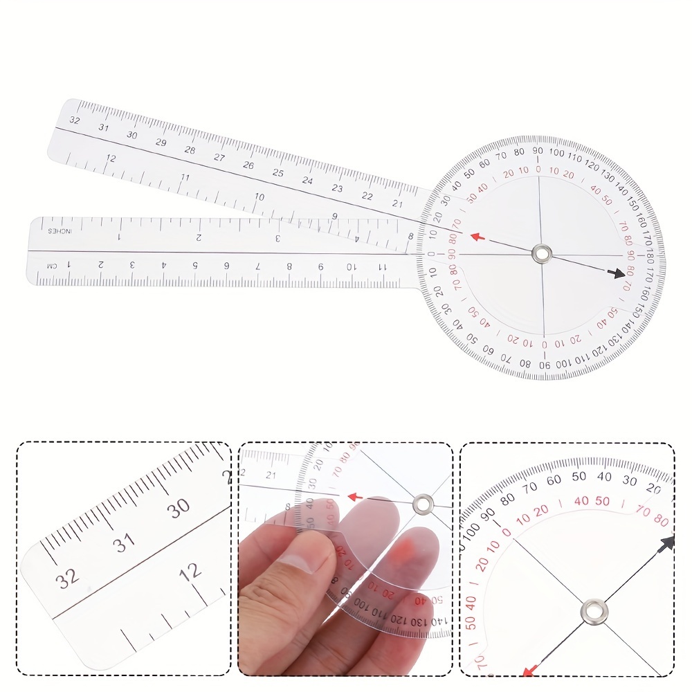 Misuratore Angolo A 1 Pezzo Goniometro 360 Gradi Goniometro - Temu Italy