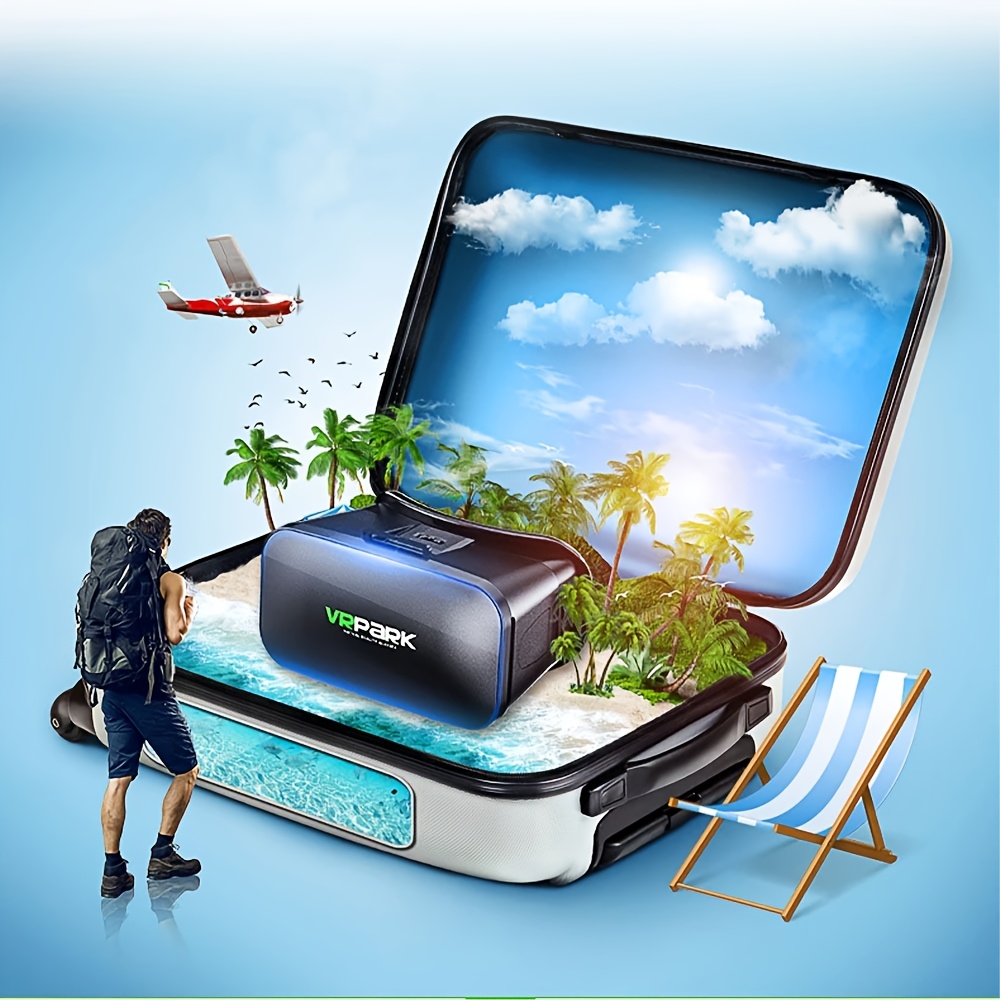 Casque VR Cinématique pour PC/Smartphone Compatible : Casque de Réalité Virtuelle 4K 3D avec Affichage Sans Décalage 120Hz, Vision Étendue, Réglage de la Mise au Point & Masque PU Ventilé, Ajustable pour Myopie -