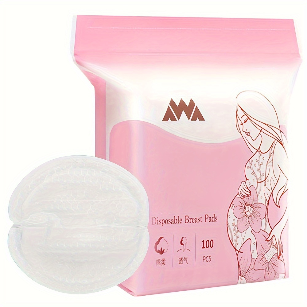 

100pcs Disposable Breast Pads: , - Fit, , Absorption, Safe And Dry, , For Breastfeeding