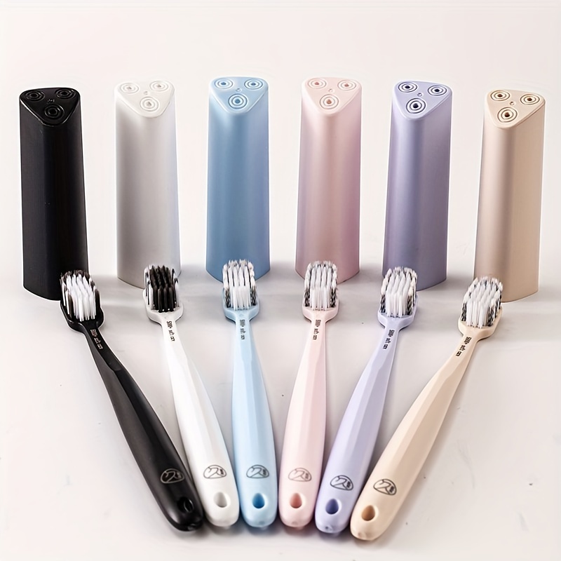 Luxury Travel Soft Manual Toothbrush with Independent Case