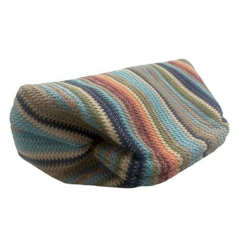 regenbogen gestreifte damen handtasche aus gewebtem stroh, klassische retro-handtasche mit druckknopfverschluss, großes fassungsvermögen, für reisen