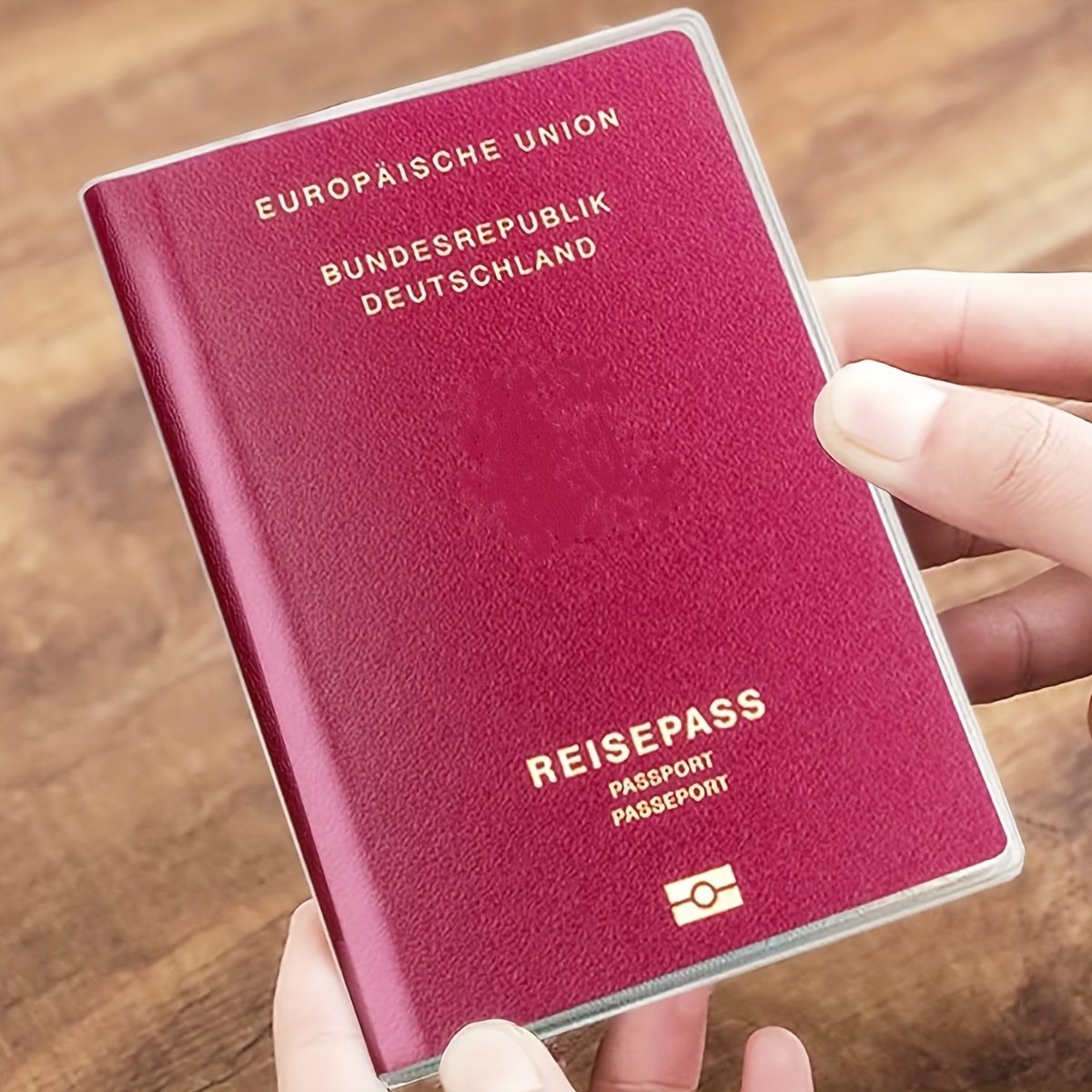 2 Stücke transparente Reisepass-Schutzhülle, Ausweishülle