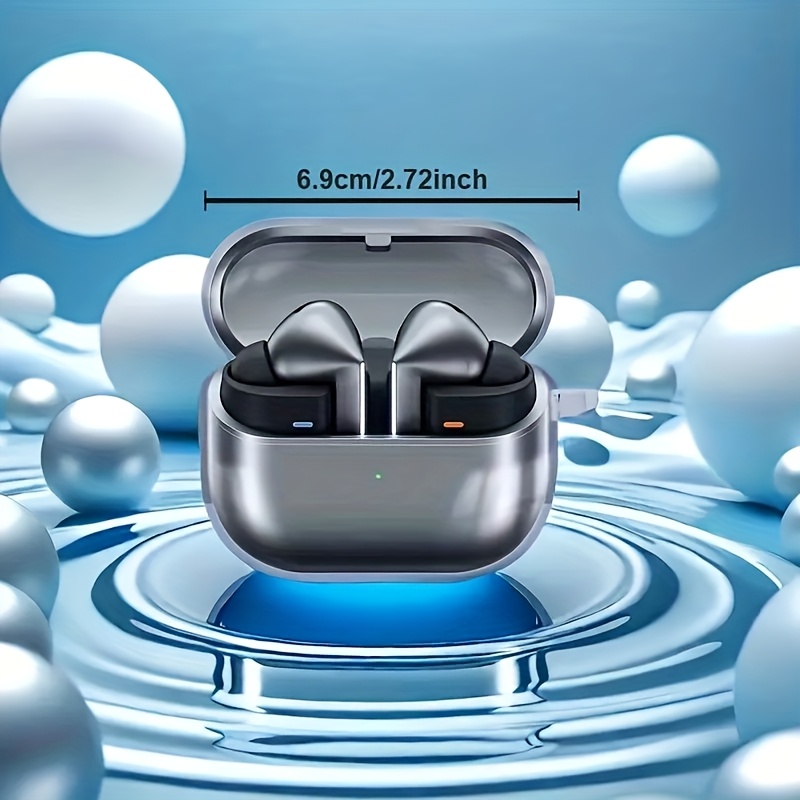 item picture Compatible for Galaxy Buds 3 Pro Case Compatible with Clear TPU Cover - Anti-Scratch Shockproof Protective Case with Keychain, Transparent Soft Case Compatible for Galaxy Buds 3/Pro, Lightweight Durable Phonbooker Design, for Galaxy Buds 3 Pro
