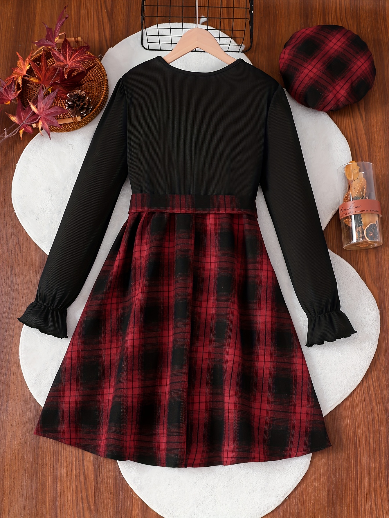 white christmas dresses Ladies' Two-Piece Dress Pattern main image 1