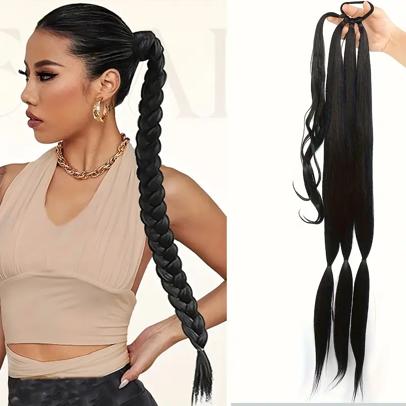 wrapped ponytail hair extension details 0