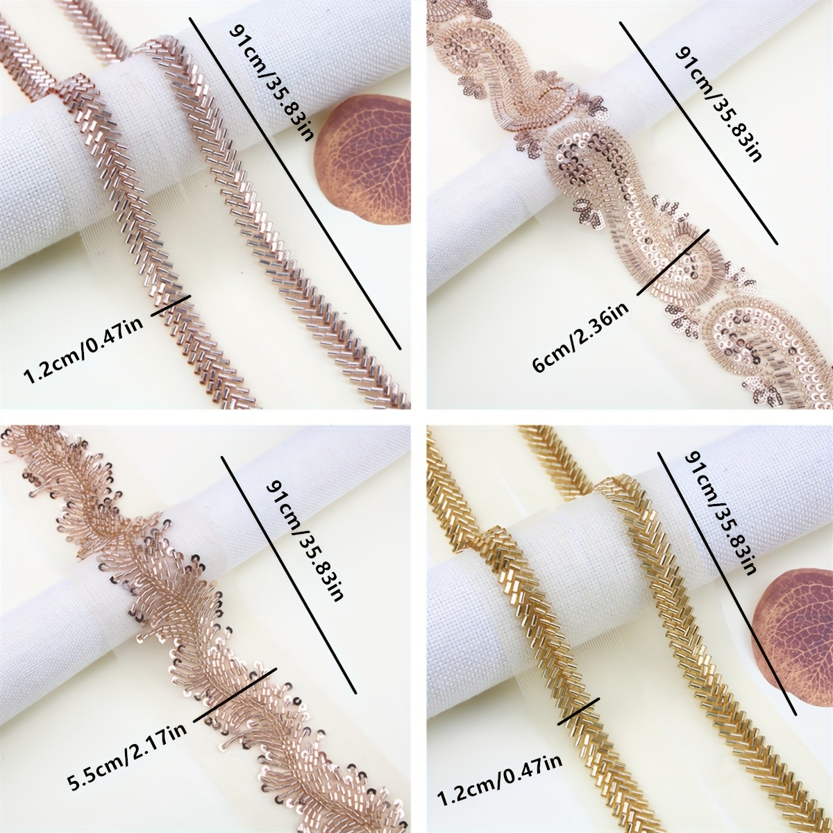 Mesh Sequin Bead Embroidery Heavy-Duty Lace for DIY Accessories