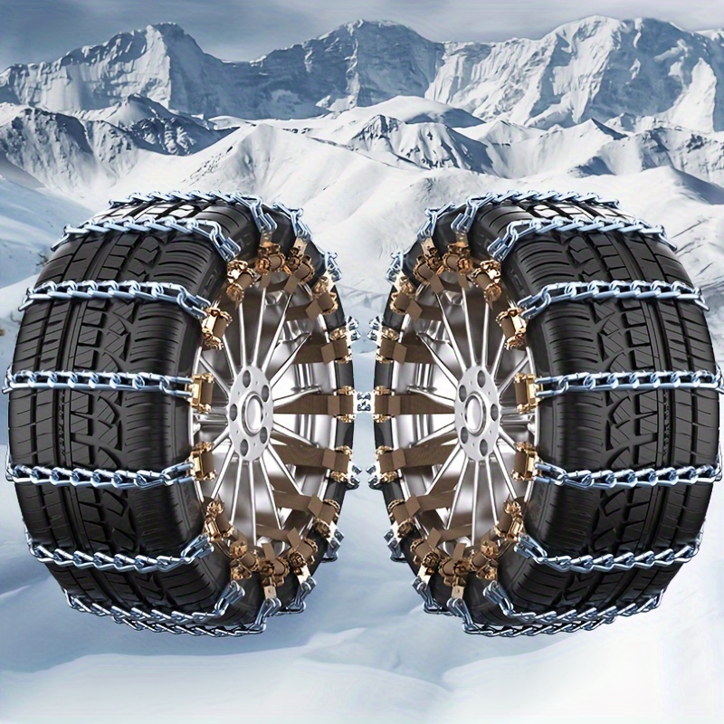 

10pcs Steel Traction Chains For Motors Vehicles, , Snow & Off-road Gear, Slip Resistant For & Desert , Safety Essential