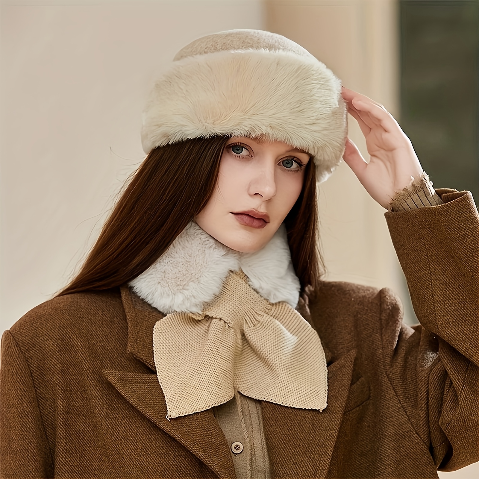 ensemble tendance de bonnet, écharpe et     pour femmes, parfait pour   et accessoires dhiver Détails du produit 5