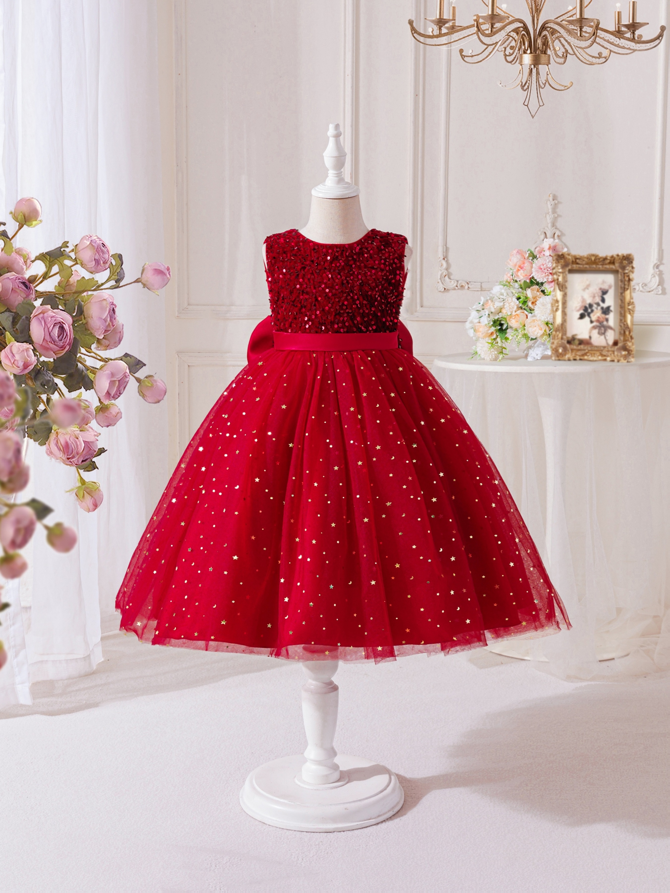 sachin and babi light blue dress Eve Girls Christmas Outfit | Holiday Season| La Bavetta