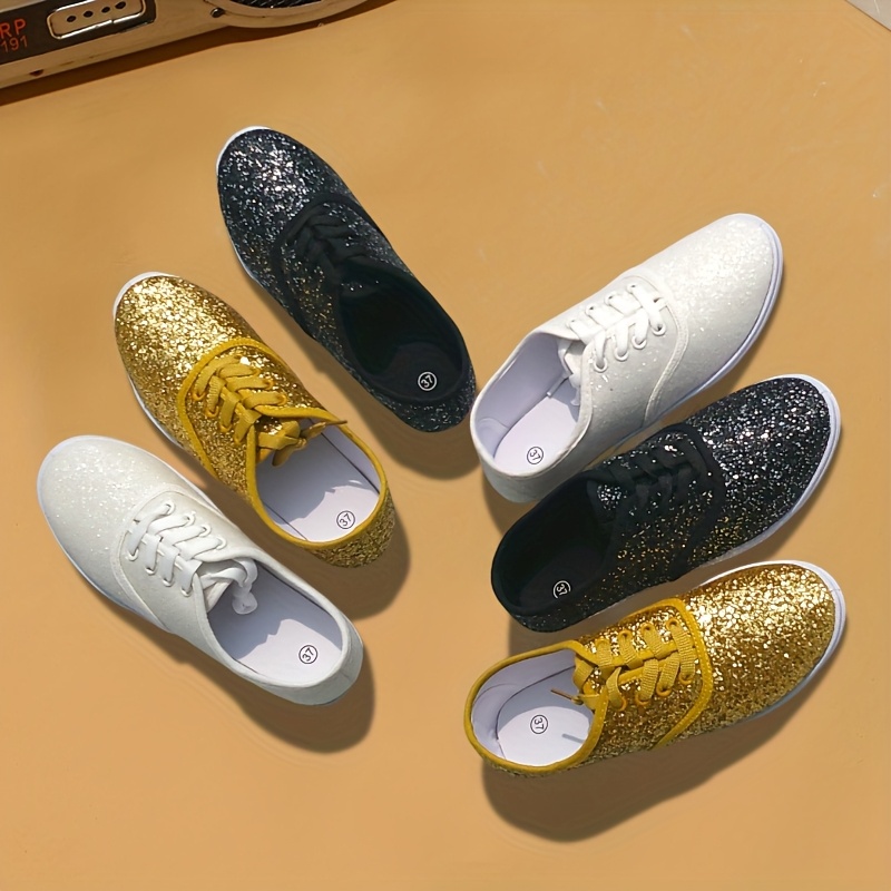glitter sneakers women sold on Temu United States