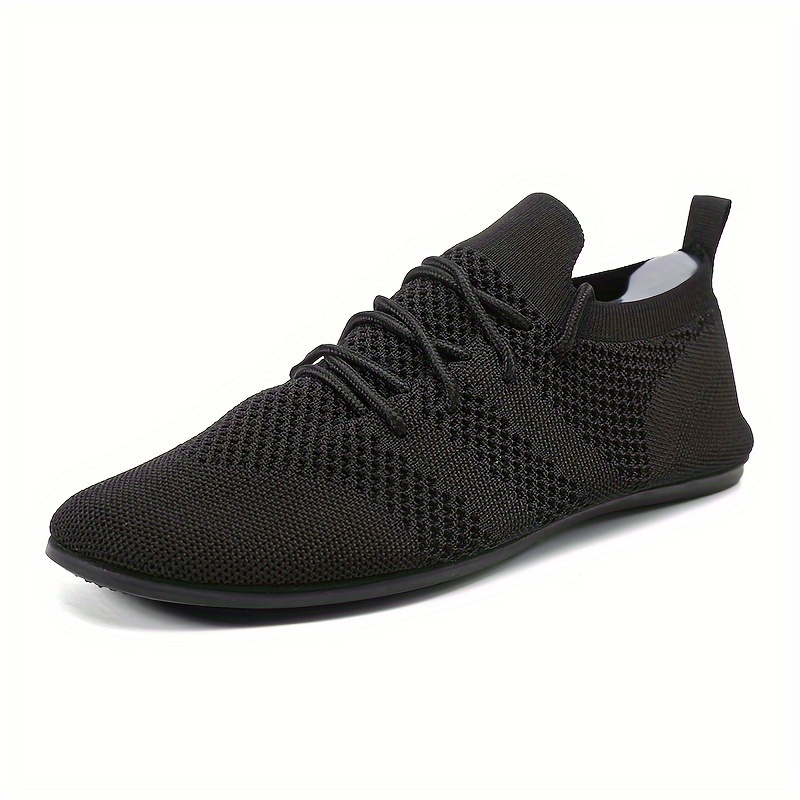 Image of Plus Size Knit Men's Shoes Outdoor Casual Trendy Sneakers Couple Shoes