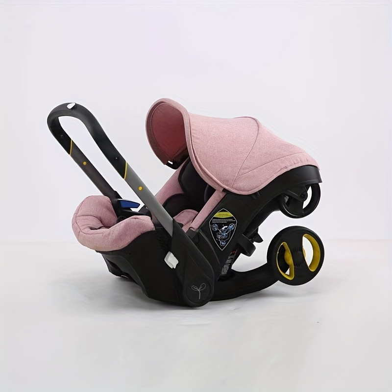 4 in 1 baby stroller adjustable pushchair with canopy compact foldable infant carriage 39 inch height 23 6 inch depth 17 3 inch width comfortable pram for travel and outdoor use details 3