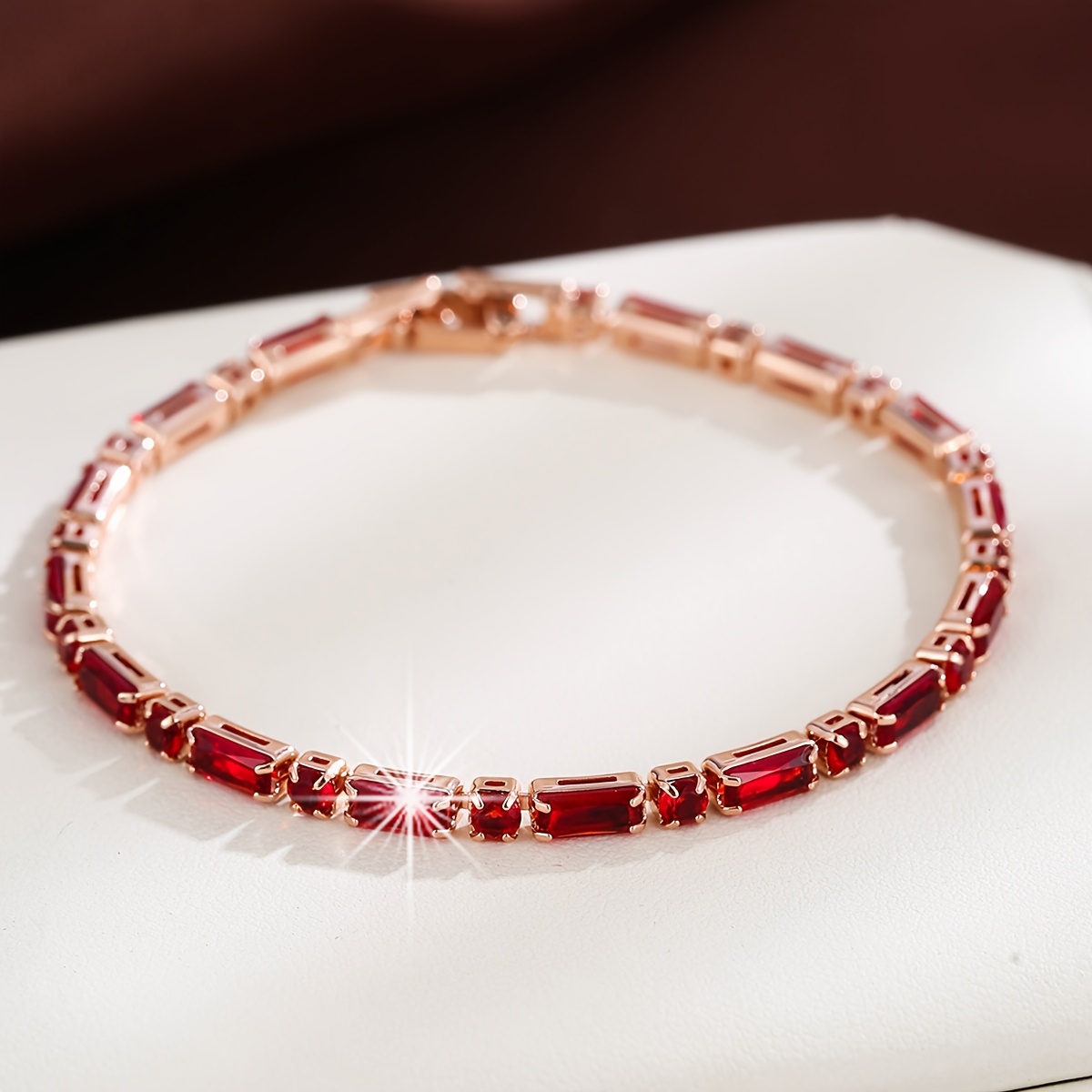 Personalized Zirconia Inlay Bracelet for Her
