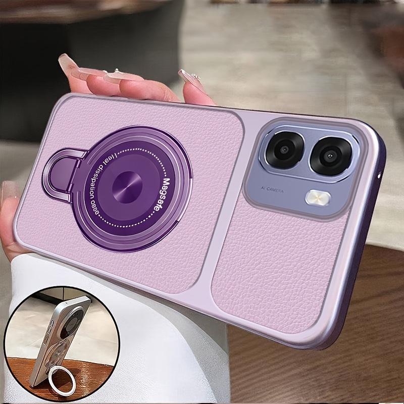 TEMU Phone Case: Suitable For Oppo A6x/a6 4g/5g Phone Case, Soft Material, Anti-slip And Comfortable Grip Design, With Stand, High-end And Stylish